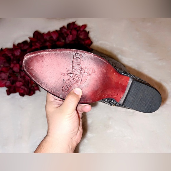 🆕FREEBIRD WYNONNA Western Boot in Black and White Croc - Picture 7 of 8